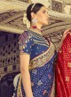 Sunshine Patola Silk  Blue Traditional Designer Saree