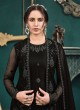 Superlative Black Festival Designer Palazzo Salwar Suit