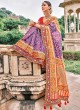 Surpassing Silk Purple Contemporary Saree