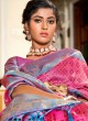 Pink Jacquard Work Banarasi Handloom Silk Saree