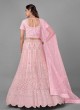 Swanky Dori Work Pink Lehenga Choli