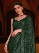 Tantalizing Georgette Ceremonial Designer Contemporary Saree