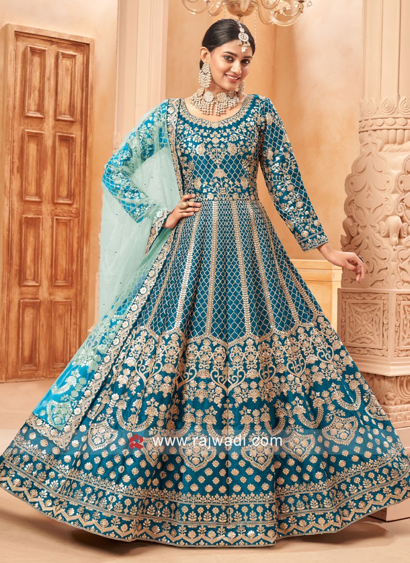 Georgette Party Wear, Wedding Wear Long Salwar Kameez Design For Stitching  at Rs 2305 in Mumbai