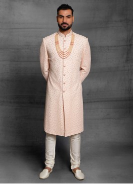 Thread Work Sherwani For Wedding