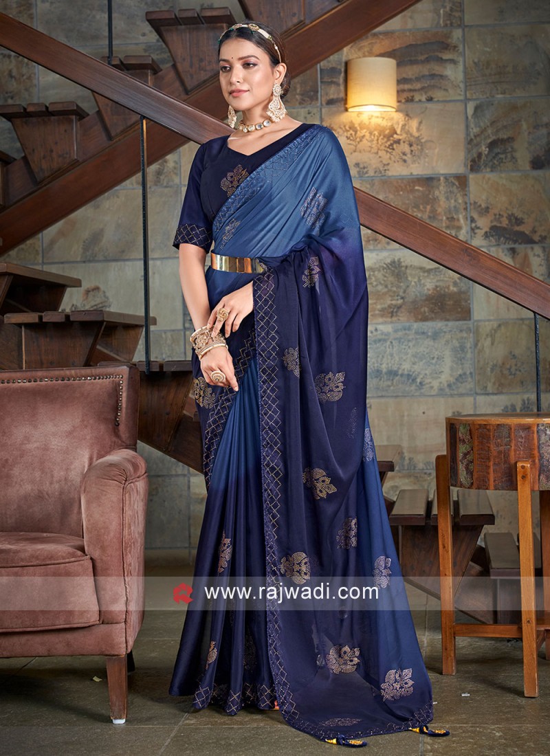 Kani Design with Floral Jaal in Beige and Red Rayon Saree: PRE-ORDER