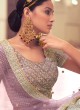 Titillating Mauve  Ceremonial A Line Lehenga Choli