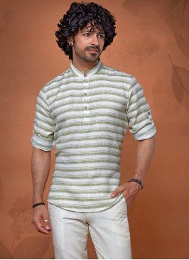 Trendy Kurta For Mens In Off White