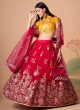 Beautiful Deep Pink Embroidered Lehenga Choli