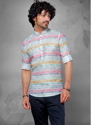 Trendy Multi Color Kurta For Men