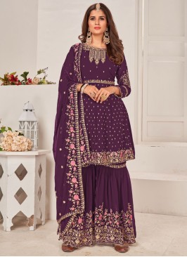 Trendy Georgette Embroidered Dress Material