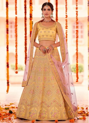 Unique Thread Sangeet Lehenga Choli