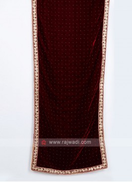 Velvet Wedding Dupatta