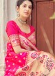 Vibrant Weaving Banarasi Silk Designer Traditional Saree