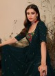 Beautiful Teal Festive Palazzo Salwar Kameez