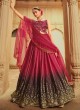 Voguish Embroidered Silk A Line Lehenga Choli