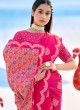 Weaving Banarasi Silk Designer Traditional Saree in Pink