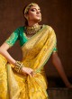 Weaving Silk Classic Designer Saree in Yellow