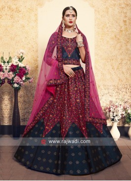 Wedding Embroidered Lehenga with Dupatta