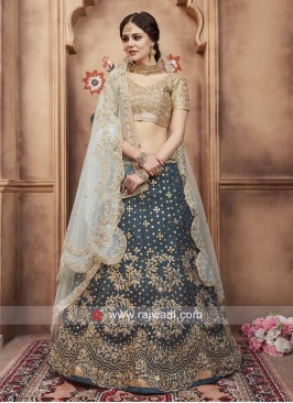 Exclusive Tikki Work Wedding Lehenga Choli