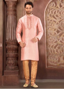 Wedding Peach Kurta Pajama