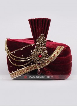 Wedding Royal Safa with Fancy Broach