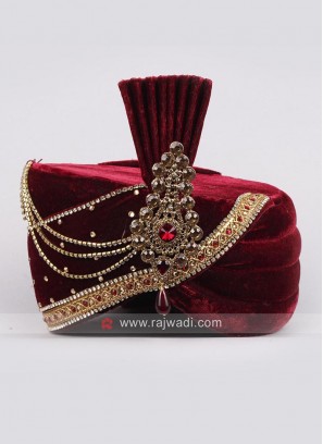 Wedding Royal Safa with Fancy Broach