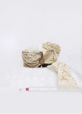 Wedding Turban With Fancy Broach