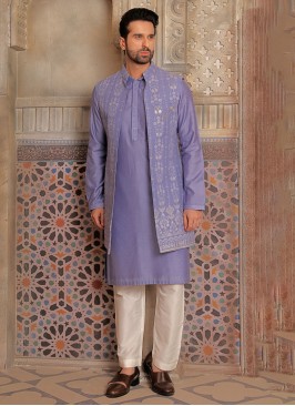 Wedding Wear Embroidered Indowestern For Men