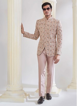 Wedding Wear Embroidered Jodhpuri Suit