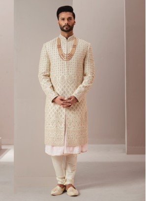 Wedding Wear Groom Embroidered Sherwani