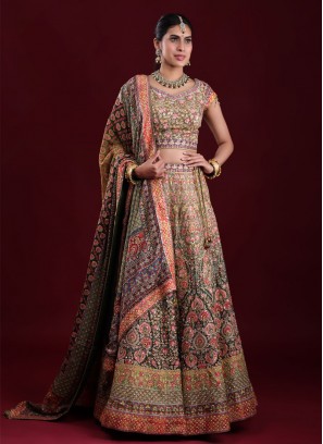 Wedding Wear Heavy Embroidered Lehenga Choli