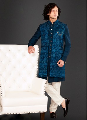 Wedding Wear Jacket Style Indowestern