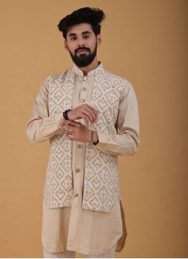 Wedding Wear Kurta In Silk Fabric