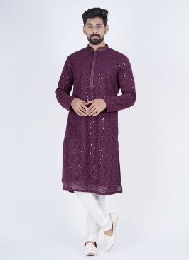 Wedding Wear Lucknowi Work Kurta Pajama