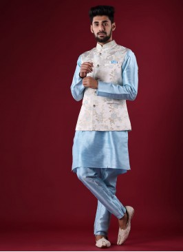 Wedding Wear Nehru Jacket Suit