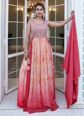 Wedding Wear Palazzo Style Salwar Kameez