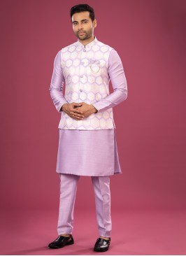 Wedding Wear Stylish Nehru Jacket Set