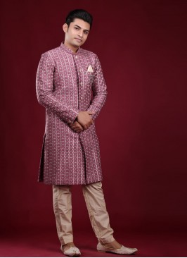 Wedding Wear Thread Work Indowestern