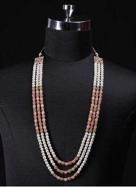 Wedding Wear Three Layered Pearl Mala