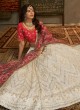 Gorgeous White Georgette Designer Lehenga Choli