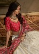 Gorgeous White Georgette Designer Lehenga Choli