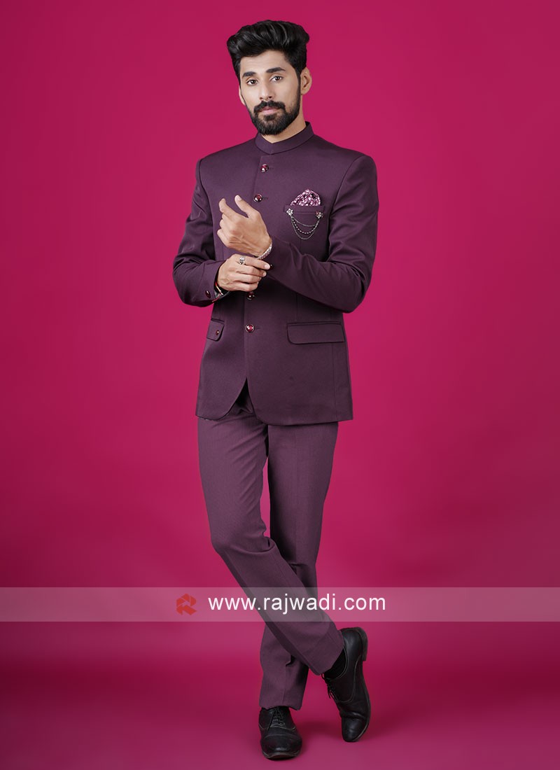 Plain hot sale jodhpuri suits