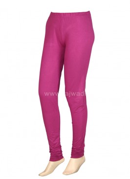 Women Hot Pink Hosiery Leggings