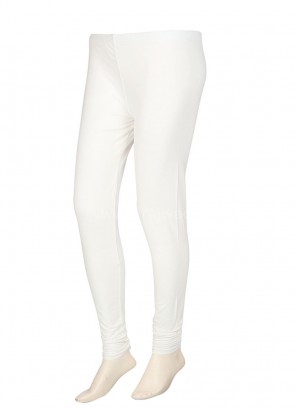 Women White Hosiery Leggings