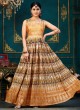 Wonderous Multi Colour Ceremonial Gown