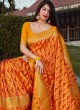 Yellow Color Designer Saree