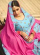 Zesty Blue Print Readymade Lehenga Choli