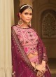 Designer Magenta Shaded Sequins Lehenga Choli