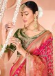 Zesty Weaving Pink Viscose Classic Saree